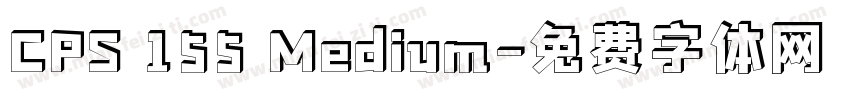 CPS 155 Medium字体转换